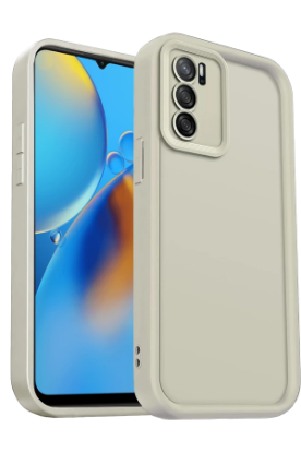 Newface Oppo A16 Kılıf Viera Silikon - Krem resmi