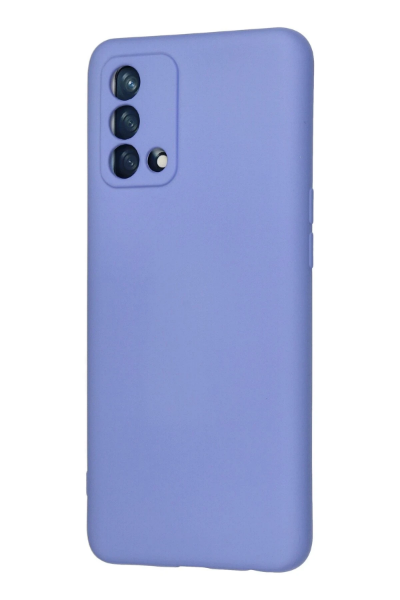 Newface Oppo A74 4G Kılıf Nano içi Kadife Silikon - Lila resmi