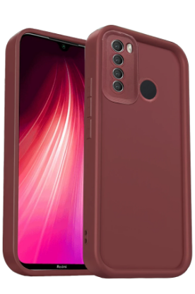 Newface Xiaomi Redmi Note 8 Kılıf Viera Silikon - Bordo resmi