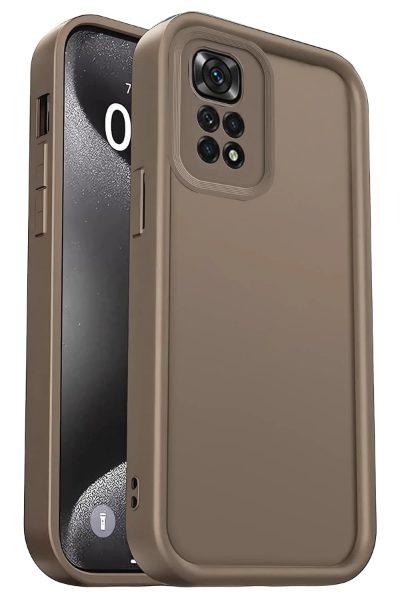 Newface Xiaomi Redmi 10 2022 Kılıf Viera Silikon - Kahverengi resmi