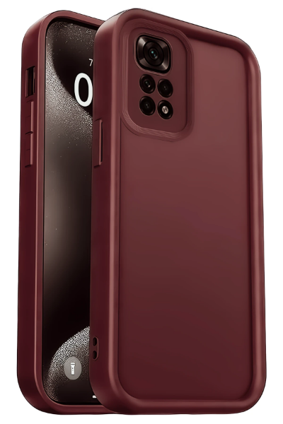 Newface Xiaomi Redmi 10 2022 Kılıf Viera Silikon - Bordo resmi