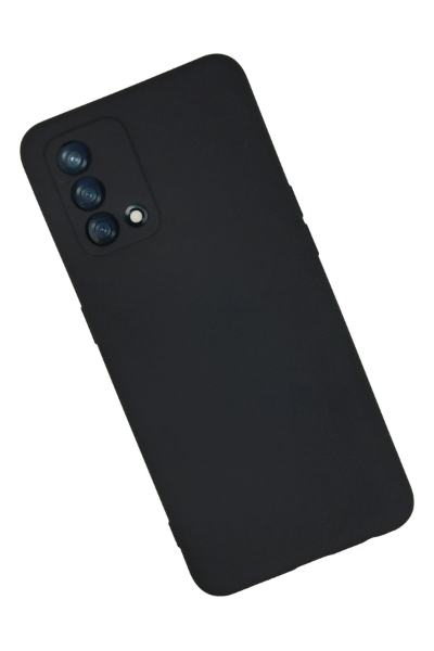 Newface Oppo A74 4G Kılıf Nano içi Kadife Silikon - Lacivert resmi