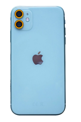 Newface iPhone 11 Neon Fosforlu Kamera Lens - Sarı resmi