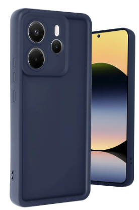 Newface Xiaomi Redmi Note 14 4G Kılıf Viera Silikon - Lacivert resmi