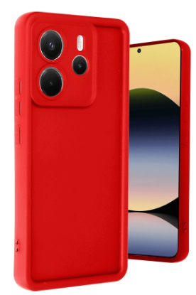 Newface Xiaomi Redmi Note 14 4G Kılıf Viera Silikon - Kırmızı resmi