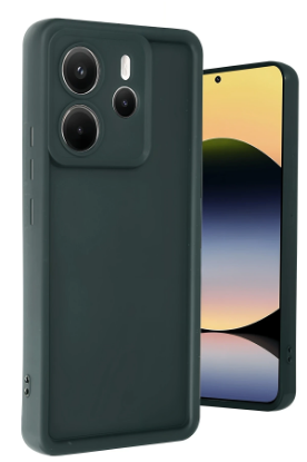 Newface Xiaomi Redmi Note 14 4G Kılıf Viera Silikon - Koyu Yeşil resmi