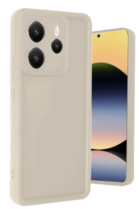 Newface Xiaomi Redmi Note 14 4G Kılıf Viera Silikon - Krem resmi