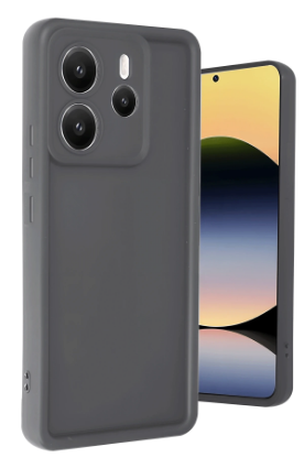 Newface Xiaomi Redmi Note 14 4G Kılıf Viera Silikon - Gri resmi