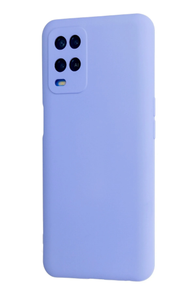 Newface Oppo A54 4G Kılıf Nano içi Kadife Silikon - Lila resmi