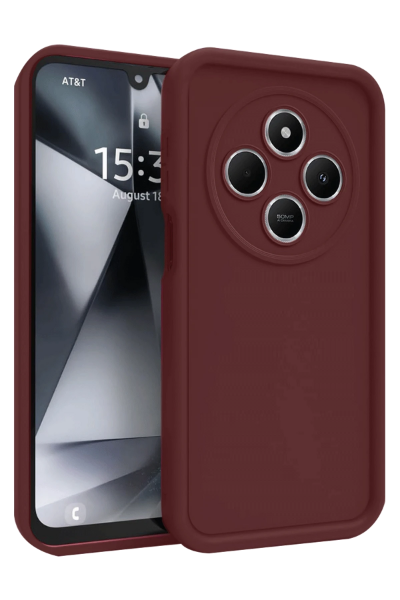 Newface Xiaomi Redmi 14C Kılıf Viera Silikon - Bordo resmi