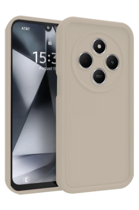 Newface Xiaomi Redmi 14C Kılıf Viera Silikon - Krem resmi