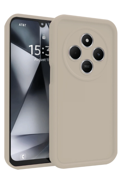 Newface Xiaomi Redmi 14C Kılıf Viera Silikon - Krem resmi