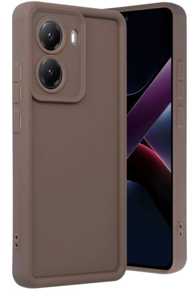 Newface Xiaomi Poco X7 Pro Viera Silikon - Kahverengi resmi
