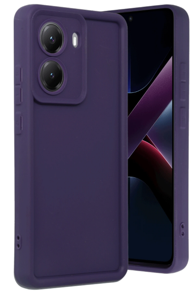 Newface Xiaomi Poco X7 Pro Viera Silikon - Mor resmi