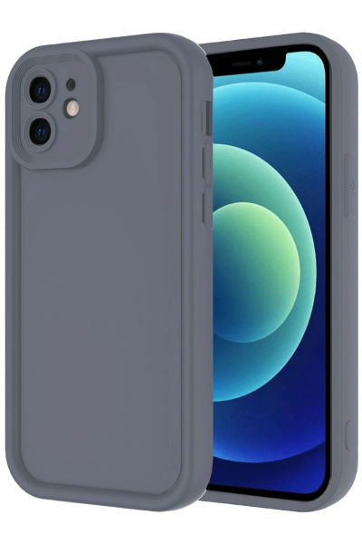 Newface iPhone 11 Kılıf Viera Silikon - Gri resmi