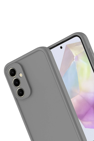 Newface Samsung Galaxy A16 5G Kılıf Viera Silikon - Gri resmi