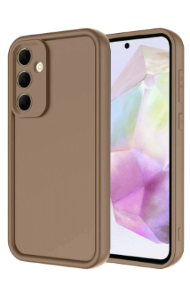 Newface Samsung Galaxy A26 Kılıf Viera Silikon - Kahverengi resmi