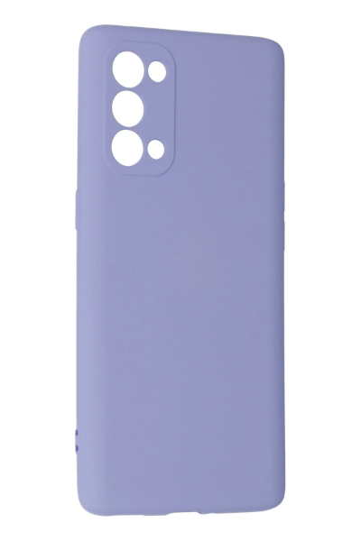 Newface Oppo Reno 5 Pro Kılıf Nano içi Kadife Silikon - Lila resmi