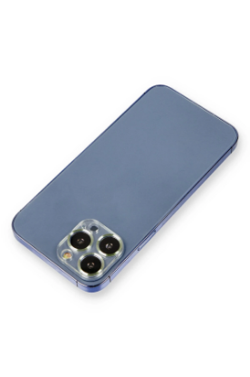 Newface iPhone 12 Pro Max Metal Kamera Lens Koruma Cam - Açık Yeşil resmi