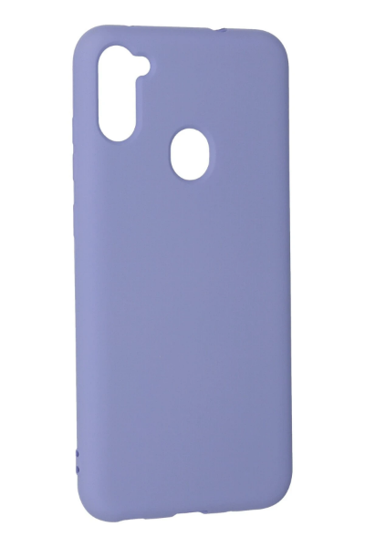Newface Samsung Galaxy A11 Kılıf Nano içi Kadife Silikon - Lila resmi