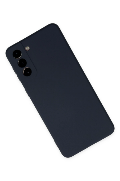 Newface Samsung Galaxy S21 Kılıf Nano içi Kadife Silikon - Lacivert resmi