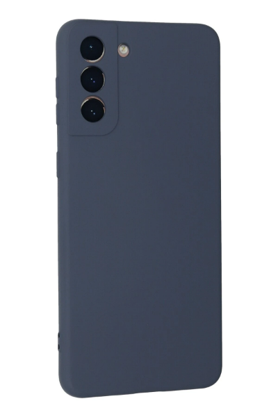 Newface Samsung Galaxy S21 Plus Kılıf Nano içi Kadife Silikon - Gri resmi
