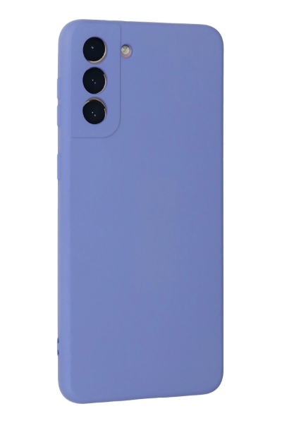 Newface Samsung Galaxy S21 Plus Kılıf Nano içi Kadife Silikon - Lila resmi