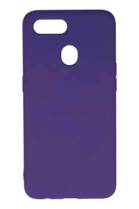 Newface Oppo A12 Kılıf Nano içi Kadife Silikon - Mor resmi