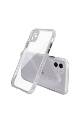 Newface iPhone 12 Kılıf Miami Şeffaf Silikon - Şeffaf resmi