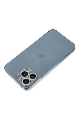 Newface iPhone 11 Pro Max Shine Kamera Lens Koruma Cam - Gümüş resmi