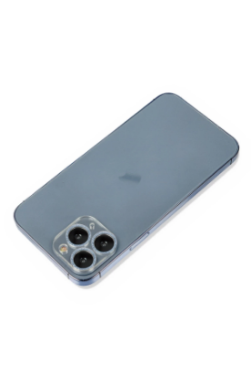 Newface iPhone 11 Pro Max Shine Kamera Lens Koruma Cam - Sierra Blue resmi