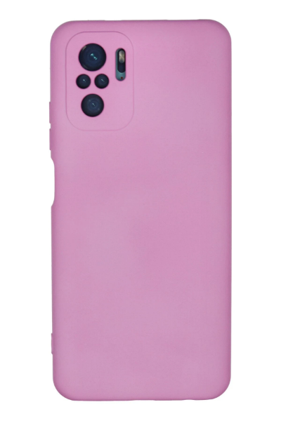 Newface Xiaomi Redmi Note 10 Kılıf Nano içi Kadife Silikon - Pembe resmi