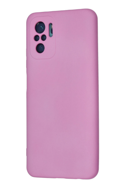 Newface Xiaomi Redmi Note 10 Kılıf Nano içi Kadife Silikon - Pembe resmi