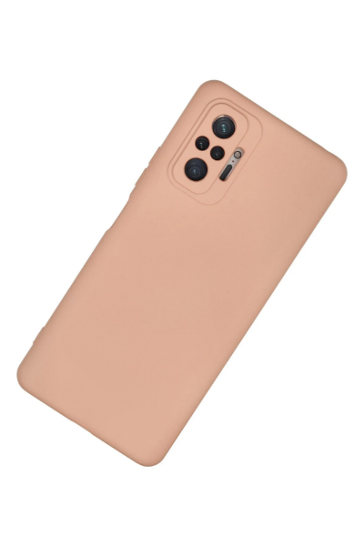 Newface Xiaomi Redmi Note 10 Pro Kılıf Nano içi Kadife Silikon - Pudra resmi