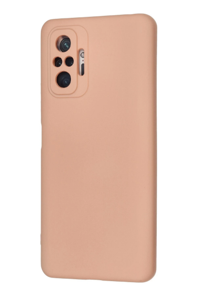 Newface Xiaomi Redmi Note 10 Pro Kılıf Nano içi Kadife Silikon - Pudra resmi