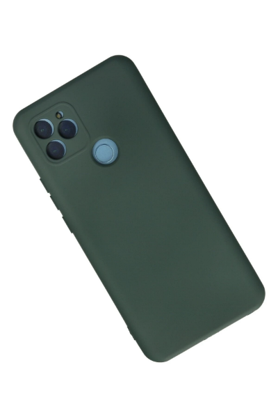 Newface General Mobile GM 21 Kılıf Nano içi Kadife Silikon - Koyu Yeşil resmi