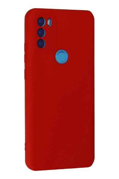 Newface General Mobile GM 21 Plus Kılıf Nano içi Kadife Silikon - Kırmızı resmi