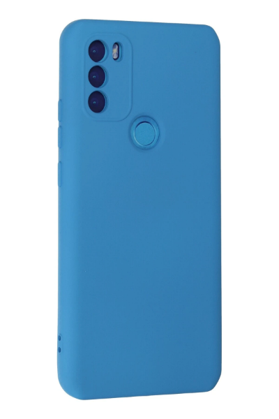 Newface General Mobile GM 21 Plus Kılıf Nano içi Kadife Silikon - Mavi resmi
