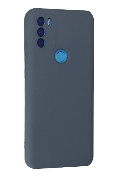 Newface General Mobile GM 21 Plus Kılıf Nano içi Kadife Silikon - Gri resmi