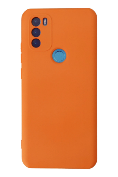 Newface General Mobile GM 21 Plus Kılıf Nano içi Kadife Silikon - Turuncu resmi
