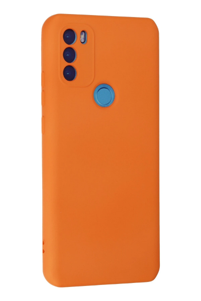 Newface General Mobile GM 21 Plus Kılıf Nano içi Kadife Silikon - Turuncu resmi