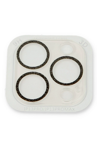 Newface iPhone 13 Pro Max Shine Kamera Lens Koruma Cam - Siyah resmi