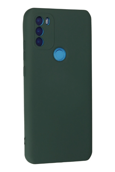 Newface General Mobile GM 21 Plus Kılıf Nano içi Kadife Silikon - Koyu Yeşil resmi