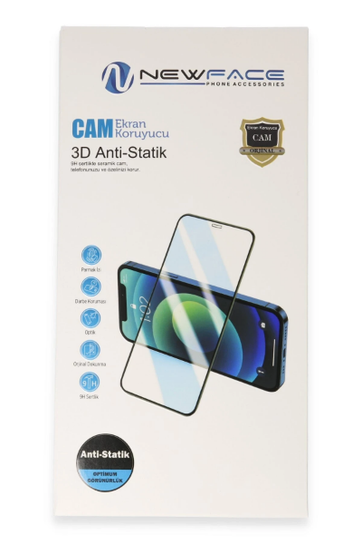 Newface Xiaomi Redmi Note 11S 3D Antistatik Cam Ekran Koruyucu resmi