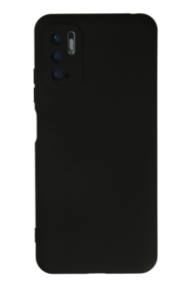Newface Xiaomi Redmi Note 10 5G Kılıf Nano içi Kadife Silikon - Siyah resmi