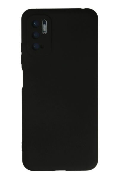 Newface Xiaomi Redmi Note 10 5G Kılıf Nano içi Kadife Silikon - Siyah resmi