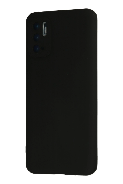 Newface Xiaomi Redmi Note 10 5G Kılıf Nano içi Kadife Silikon - Siyah resmi