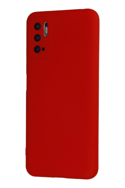 Newface Xiaomi Redmi Note 10 5G Kılıf Nano içi Kadife Silikon - Kırmızı resmi