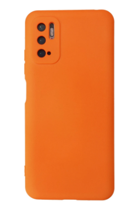 Newface Xiaomi Redmi Note 10 5G Kılıf Nano içi Kadife Silikon - Turuncu resmi
