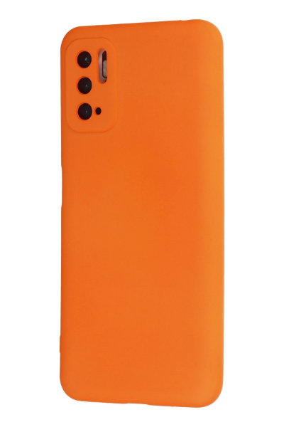 Newface Xiaomi Redmi Note 10 5G Kılıf Nano içi Kadife Silikon - Turuncu resmi